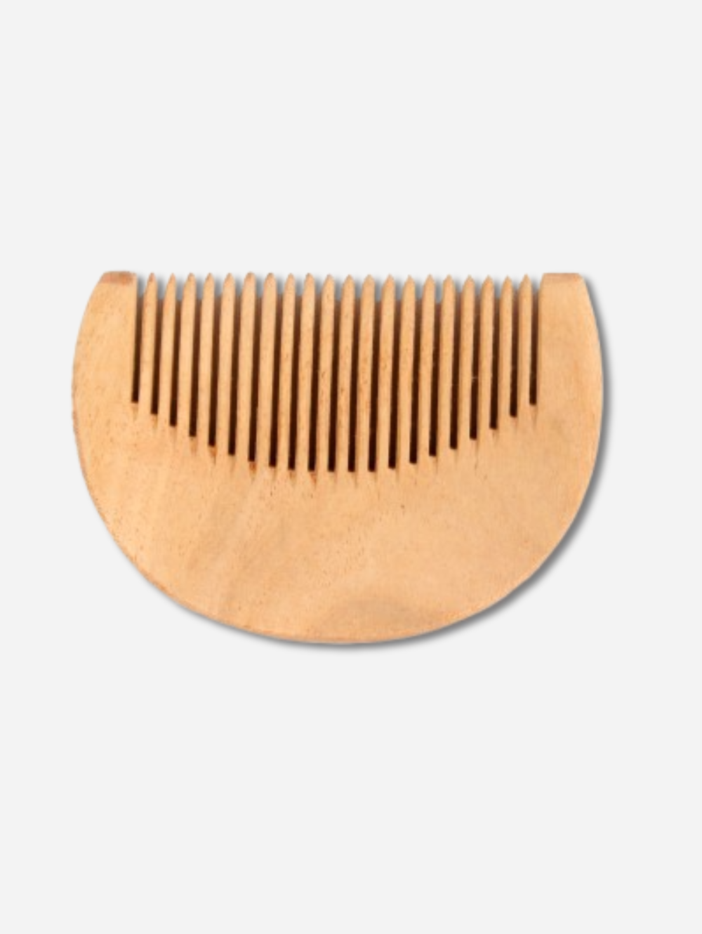 Authentic Neem Wood Beard Comb – Anti-Frizz & Sustainable Grooming Solution