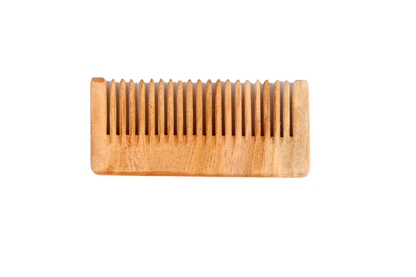 Travel-Friendly Small Bamboo Neem Comb – Anti-Static & Eco-Conscious