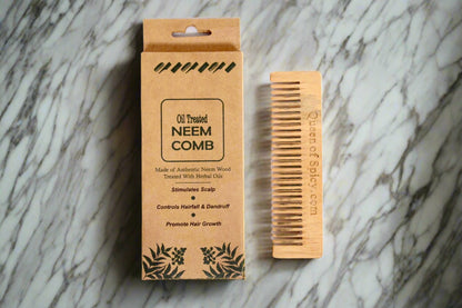 Eco-Conscious Pocket Neem Comb – Perfect for Travel & Daily Use