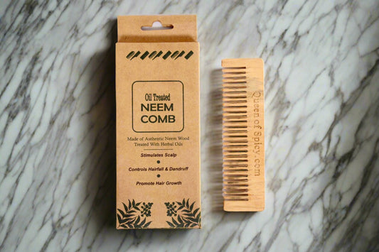 Eco-Conscious Pocket Neem Comb – Perfect for Travel & Daily Use