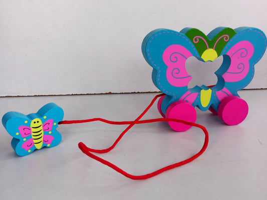 Butterfly Inside Baby Pull Toy